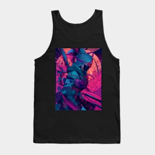 Neon shinobi ninja Tank Top